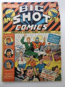 Big Shot Comics #7 (1940) Good Condition! Chew upper right