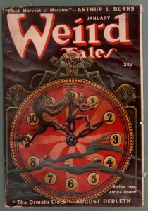 Weird Tales 1/1950-Canadian-pulp horror & fantasy-Matt Fox-Seabury Quinn-VG 