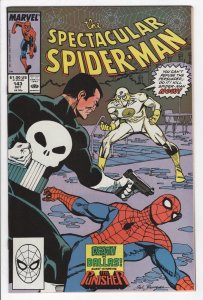 SPECTACULAR SPIDER-MAN #143 - 5.5 - WP - VS Punisher - Persuader