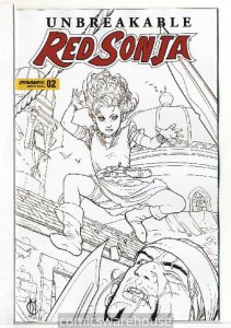 UNBREAKABLE RED SONJA (2022 DYNAMITE) #2 VARIANT 1:7 CVR R FOC INCV MATT G51850