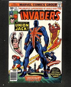 Invaders #8 1st Appearance Union Jack!
