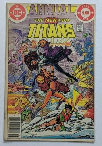 New Teen Titans Annual #1 (1982, DC) FN- 5.5 Kid Flash Robin Wonder Girl