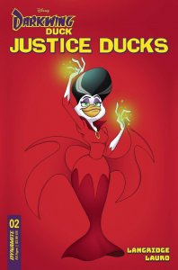Justice Ducks #2 Color Bleed Variant Comic Book 2024 - Dynamite Darkwing