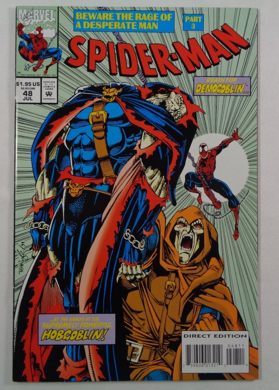 Spider-Man #48 NM Hobgoblin Front/Back Cover Photos Marvel 1994