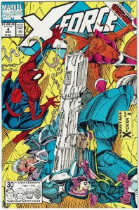 X-Force #4 (1991 v1) Rob Liefeld Cable Shatterstar Domino Spider-Man NM