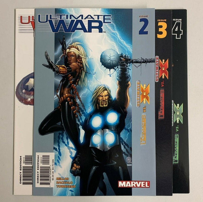 Ultimate War #1-4 Set (Marvel 2003) 1 2 3 4 Chris Bachalo Mark Millar (9.0+) 