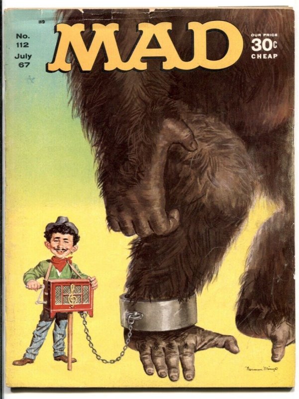 MAD Magazine #112 1967-Mingo-Martin-Berg-Drucker-Tvarzan-FR