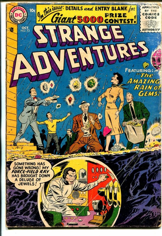 Strange Adventures #73 1955-DC-Green Gorilla-horror-mystery-G-