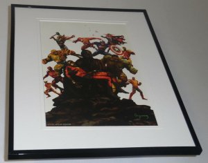 Death of Captain Marvel Marvel Zombies Framed 11x14 Poster Display