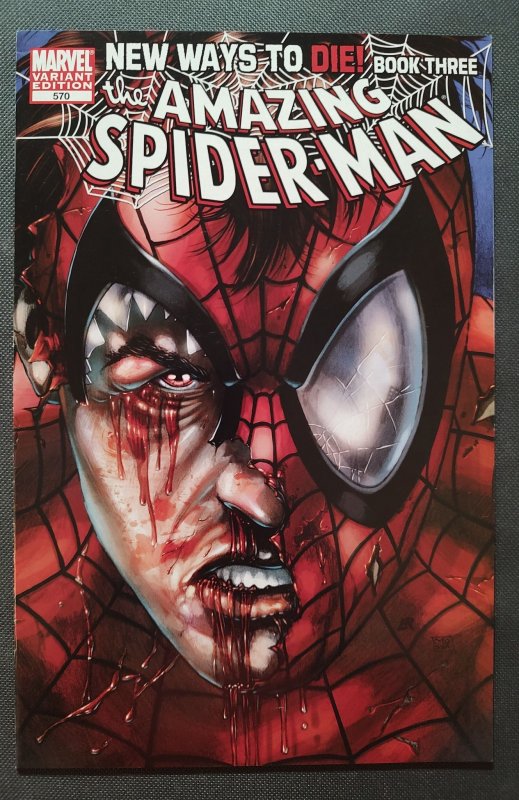 The Amazing Spider-Man #570 Ross Cover (2008) Key