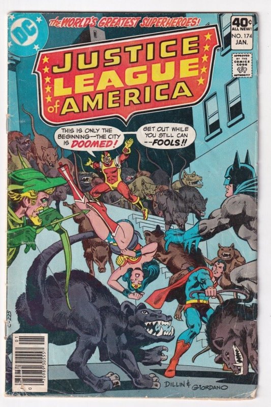 Justice League Of America #174 January 1980 DC Gerry Conway Dillin McLaughlin 