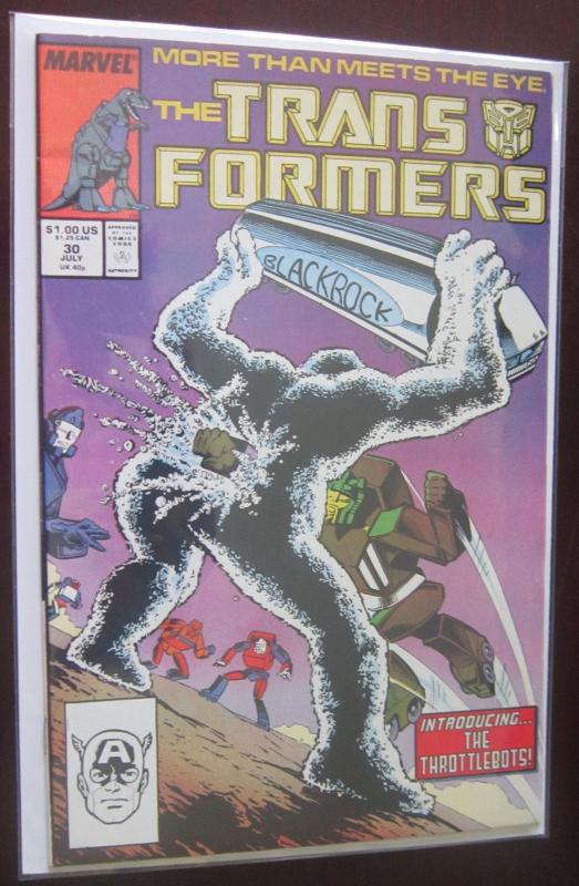 Transformers (1987 Marvel) 1st Printing#30, 7.5