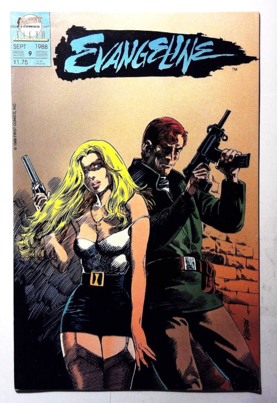 Evangeline #9 (1988) First Comics 1st Print Comic Book