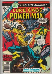 Luke Cage Power Man King-Size Annual #1 (Jan-76) VF+ High-Grade Luke Cage