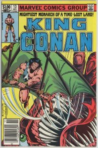 Conan the King #13 (1980) - 8.5 VF+ *Circle of Sorcery* Newsstand