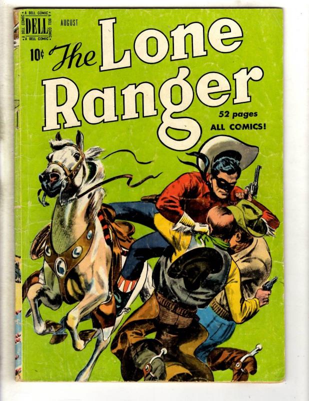 The Long Ranger # 26 FN Dell Golden Age Comic Book Cowboy Western JL18