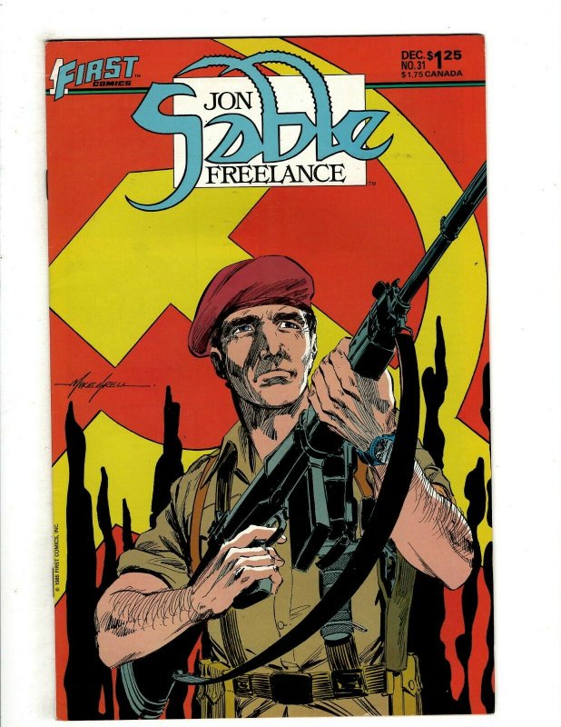 12 Jon Sable Freelance First Comics # 31 32 39 42 43 44 45 46 47 48 50 52 HG4