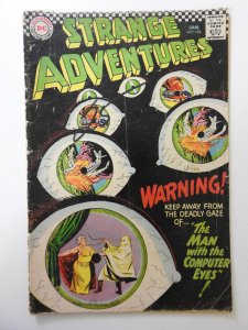 Strange Adventures #196 GD+ cover detached bottom staple, 1 1/2 in tear bc