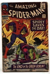 AMAZING SPIDER-MAN #40--1966--Death of the Green Goblin--comic book