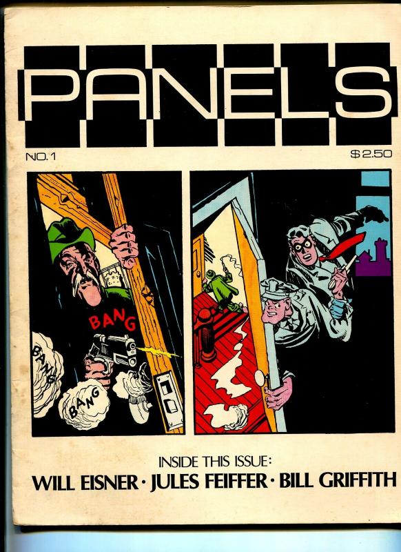 Panels #1 1979-1st issue-Spirit-Will Eisner-Bill Griffith-Jules Feiffer-FN