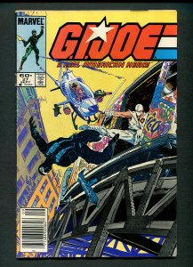 G.I. Joe #27 /   3.5  VG  / Newsstand / Snake-Eyes Origin /  September 1984