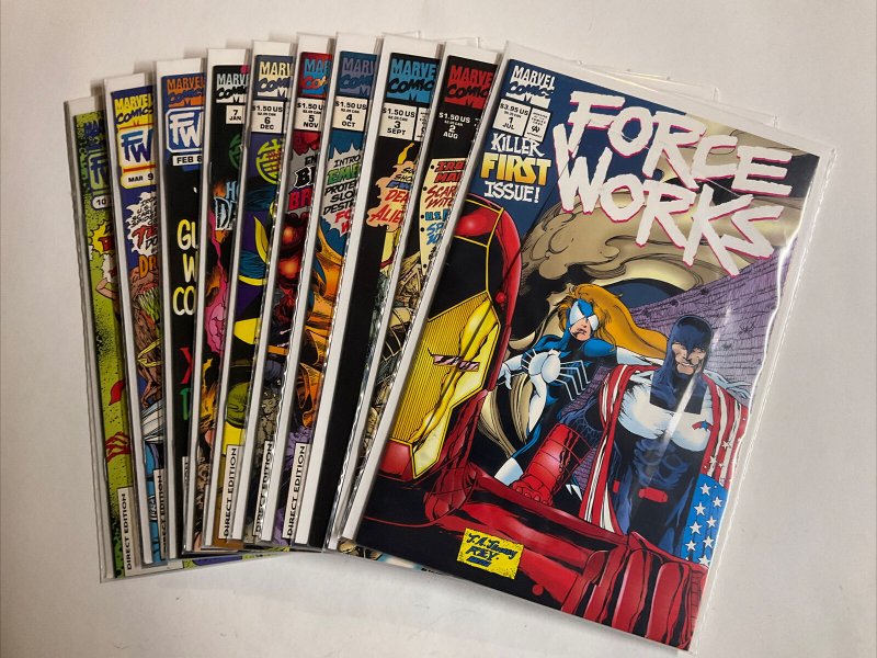 Force Works 1-22 Near Mint Nm Lot Run Set Marvel 