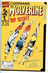 WOLVERINE #50-Die-cut cover-Marvel comic book