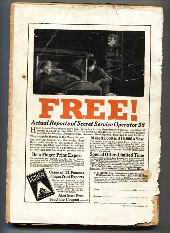 Weird Tales #1 March 1923-Rare 1st issue-SUPER RARE-Pulp Magazine