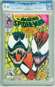 The Amazing Spider-Man #363 (1992) CGC 9.6! White Pages!