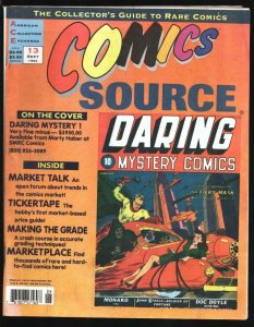 Comics Source #13 1994-Comics info-grading-Buy/Sell ads-VF