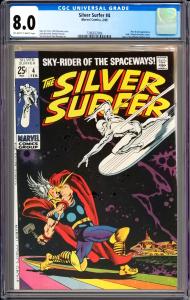 Silver Surfer #4 CGC Graded 8.0 Thor & Loki Appearance