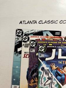 4 Justice League  DC Comic Books # 95 98 100 104 Batman Superman Flash  23 CT3