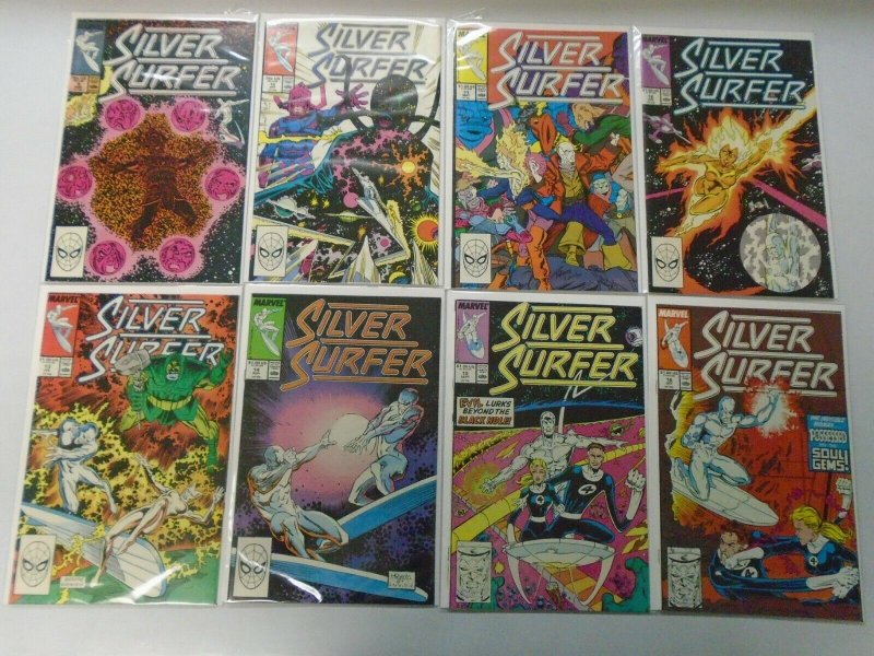 Silver Surfer lot 42 different from #1-49 avg 7.0 FN VF (1987-91 2nd Series)