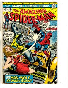 Amazing Spider-Man # 125 VF- Marvel Comic Book Goblin Vulture Avengers CR56B