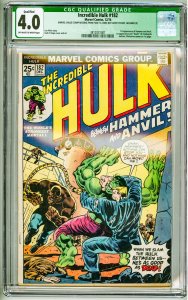 Incredible Hulk #182 (1974) CGC Qualified 4.0 see description