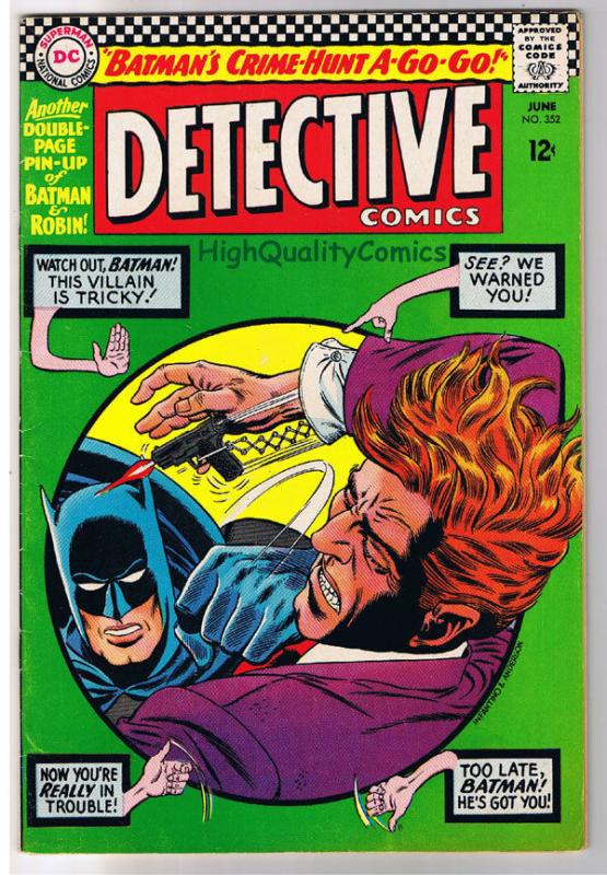 DETECTIVE #352, FN+, Monte Carlo, Bob Kane, Batman, 1937, more BM in store