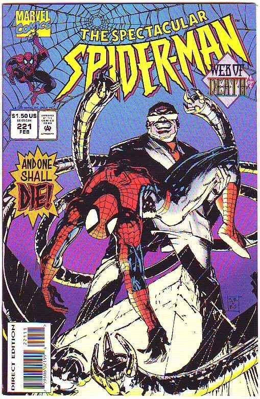 Spider-Man, Peter Parker Spectacular #221 (Feb-95) NM+ Super-High-Grade Spide...