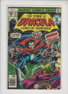TOMB OF DRACULA  #59 MARVEL /  MID-CONDITION+ / NEWSSTAND