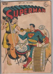 Superman #42 (Sep-46) GD+ Affordable-Grade Superman