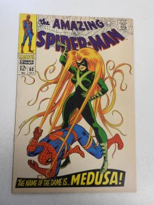The Amazing Spider-Man #62 (1968) VG+ Condition cover detached bottom staple