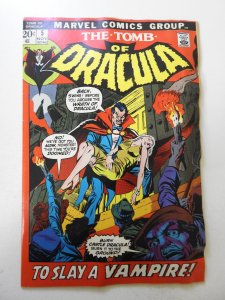 Tomb of Dracula #5 (1972) VG Condition rust on staples, moisture stain