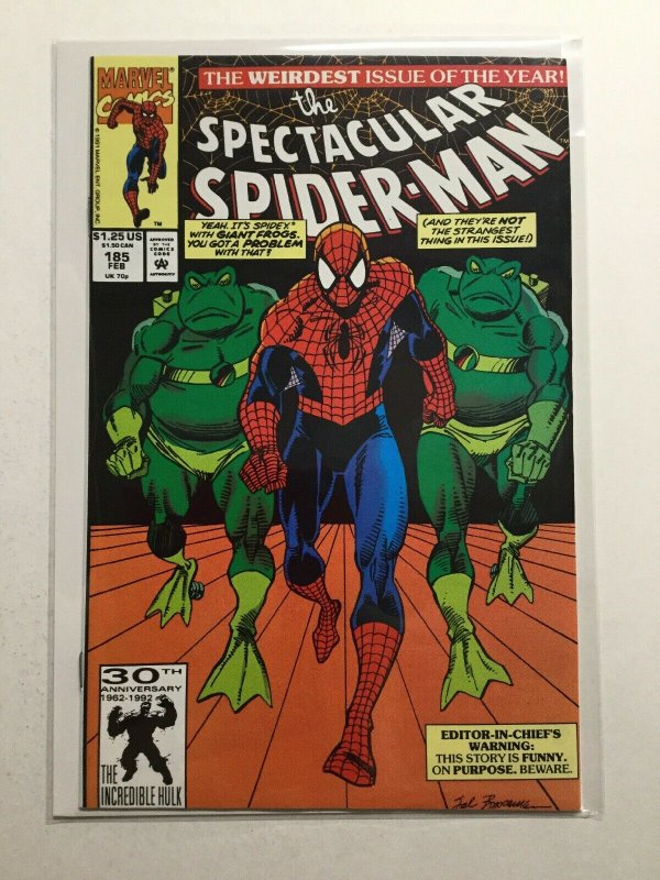 Spectacular Spider-Man 185 Near Mint Nm Marvel