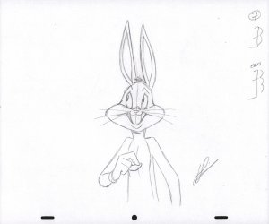 Bugs Bunny Animation Pencil Art - 7 - Jovial