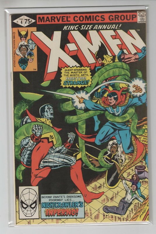 UNCANNY X-MEN ANNUAL (1970 MARVEL) #4 FN+ A99954