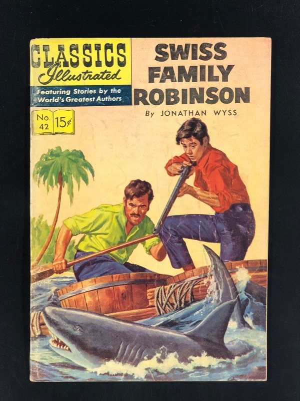 Classics Illustrated #42 (1947) VG+ Swiss Family Robinson