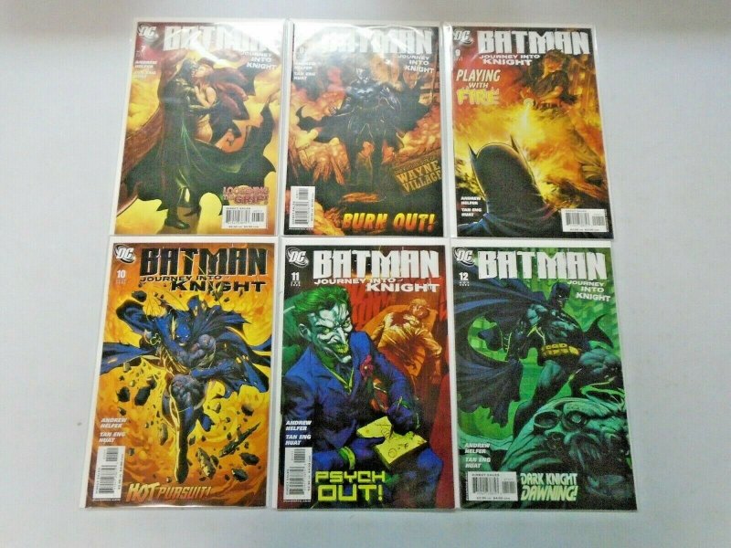 Batman Journey Into Knight Set #1-12 8.5 VF+ (2005)