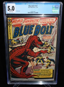 Blue Bolt #107 (CGC 5.0) L.B. Cole Cover - 1950