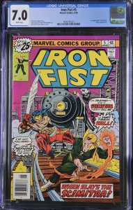 Iron Fist #5 1976 Marvel Comic 7.0 FN/VF CGC Graded Key Issue 1st App Scimitar