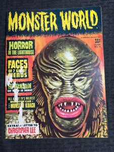 1965 MONSTER WORLD Magazine #4 GD+ 2.5 Christopher Lee / Frankenstein Munsters