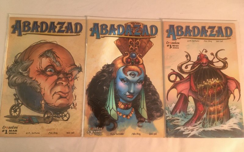 ABADAZAD #1, 2, 3 VFNM Condition